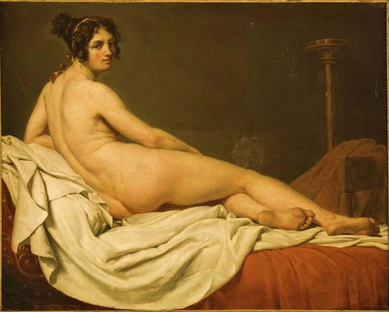 Retrato de Madame Récamier - Jacques-Louis David