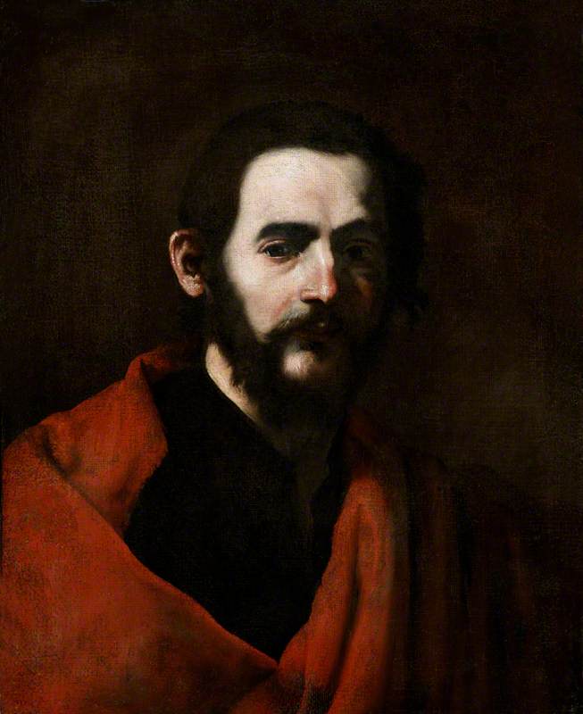 Étude de buste pour Saint Jacques de Compostelle - Jusepe de Ribera