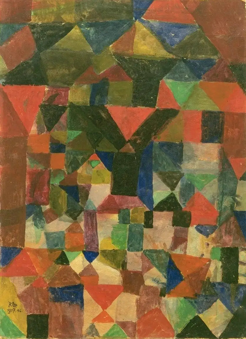 Construção de tipo urbano - Paul Klee