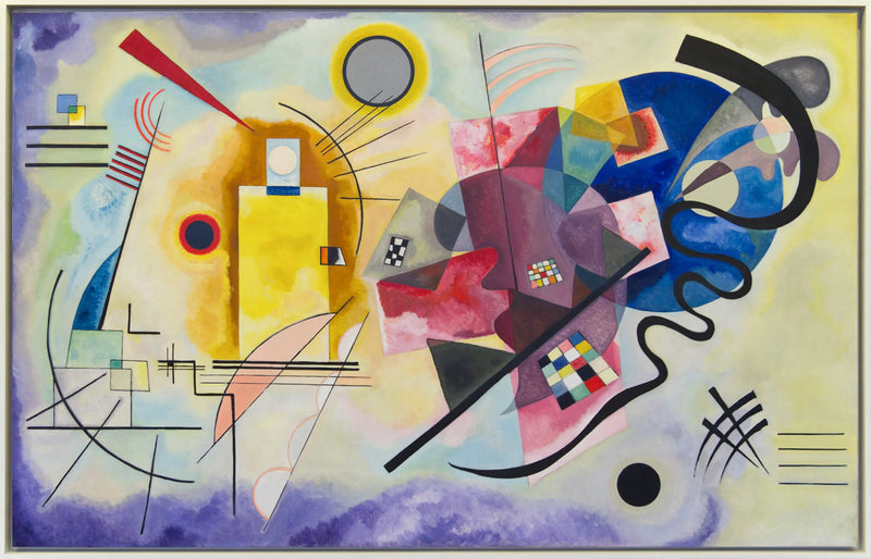 Amarelo-vermelho-azul - Vassily Kandinsky