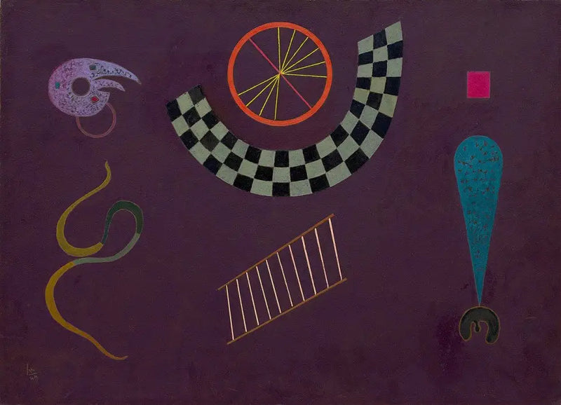 Fita com quadrados - Vassily Kandinsky