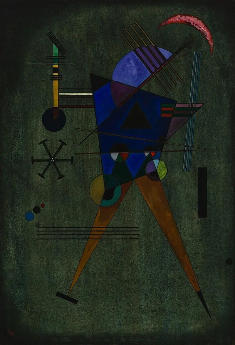 Triângulo preto - Vassily Kandinsky