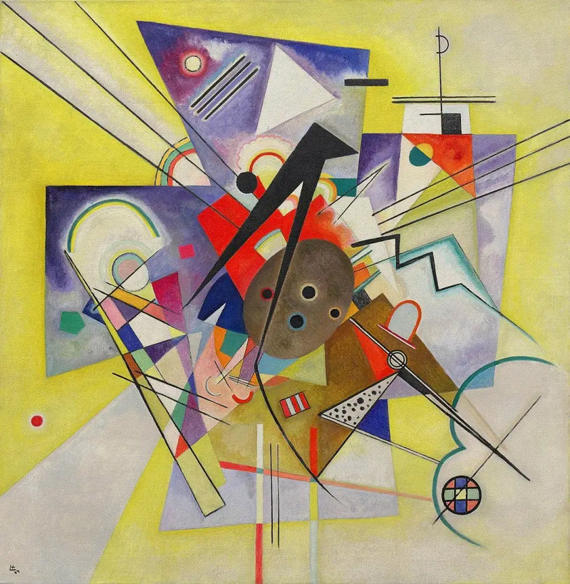 Acompanhamento amarelo - Vassily Kandinsky