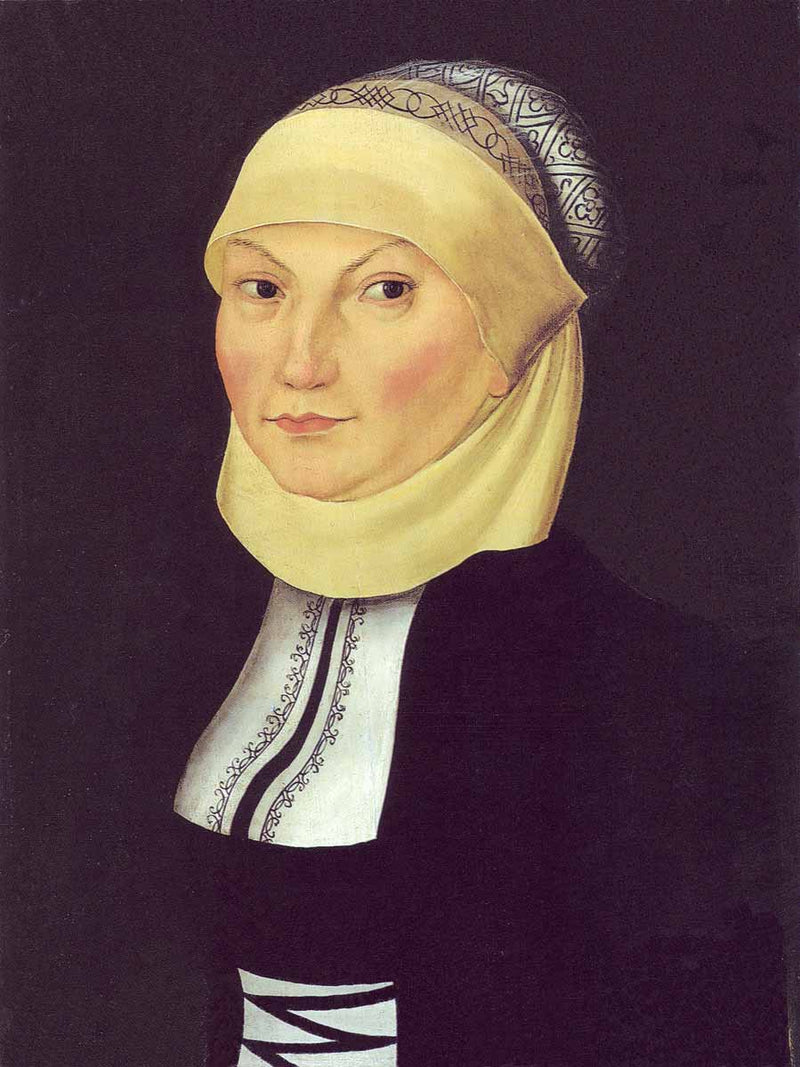 Retrato de Catarina de Bora - Lucas Cranach, o Velho