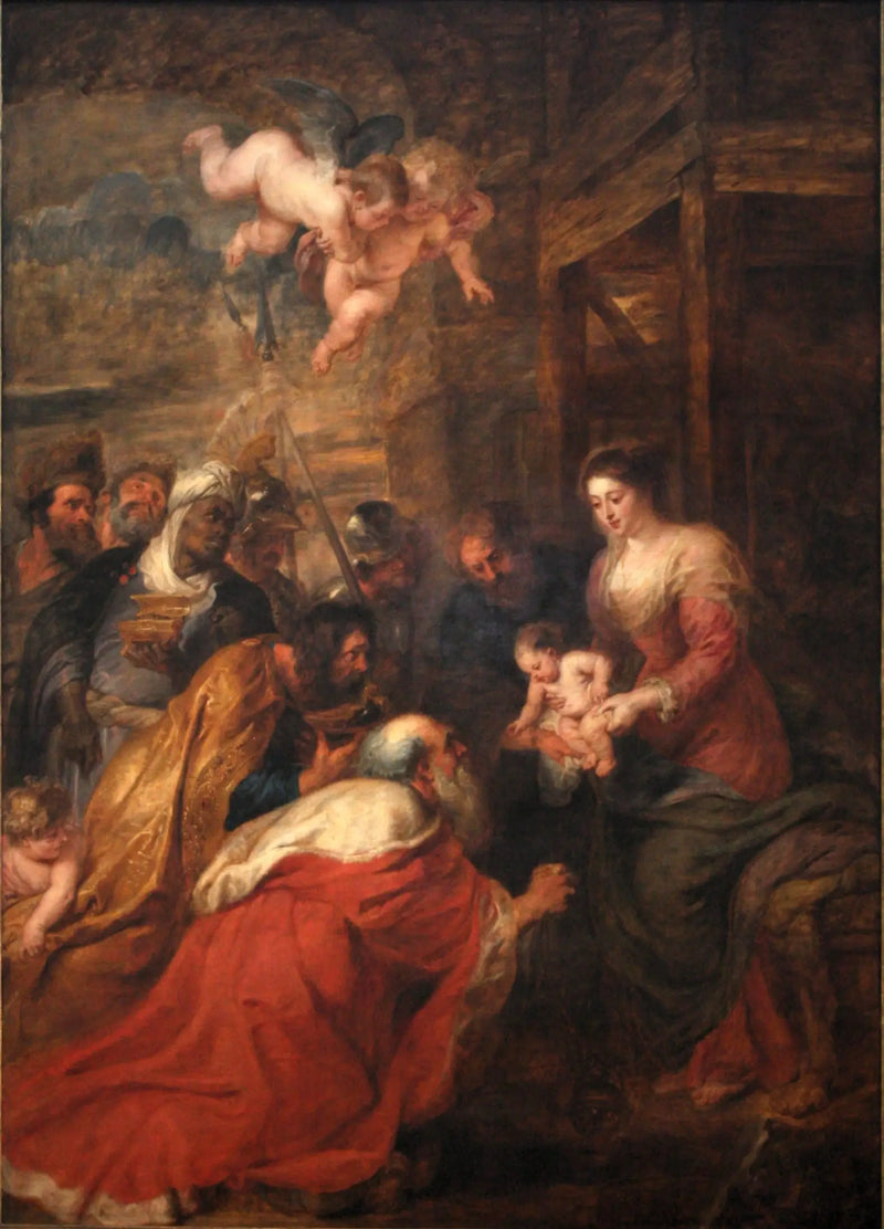 Adoração dos Três Reis Magos - Peter Paul Rubens