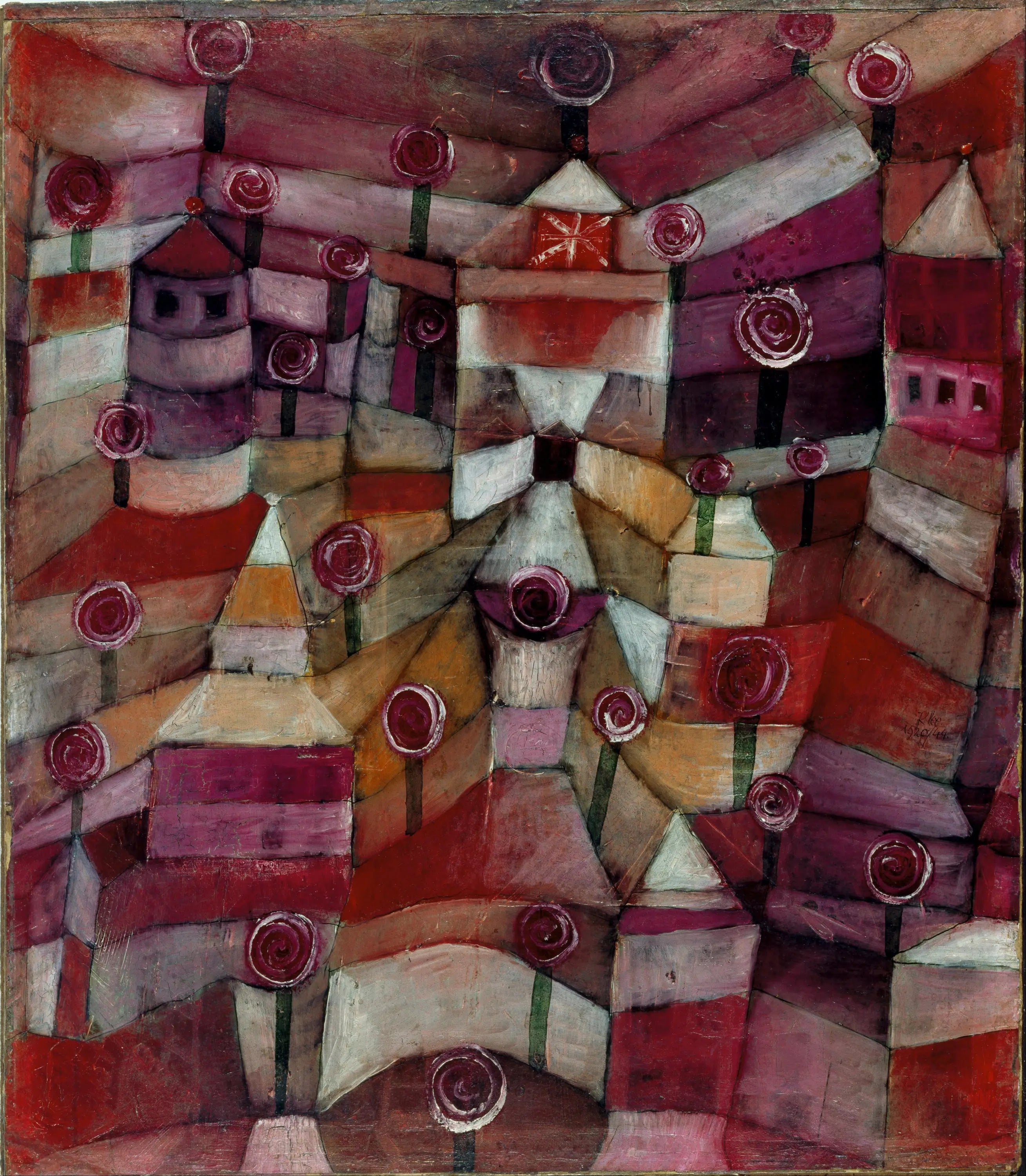 Roseraie - Paul Klee - Alpha Reproduction