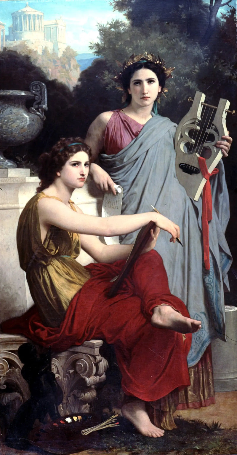 A arte e a literatura - Bouguereau