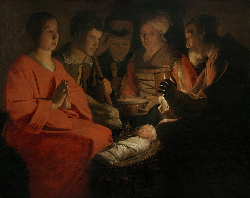 A Adoração dos Pastores - Georges de La Tour