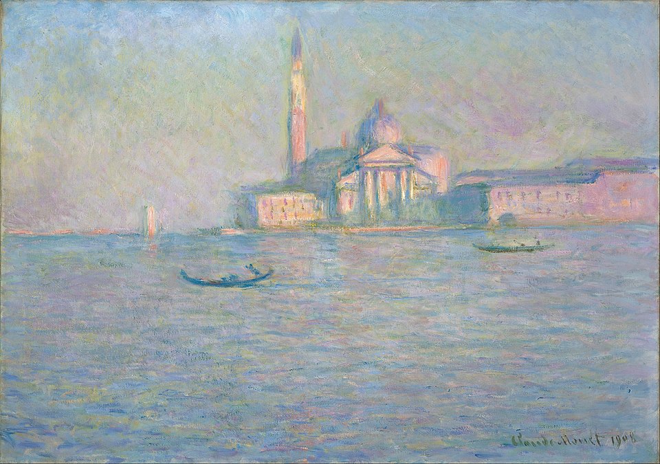 A igreja de San Giorgio Maggiore, em Veneza - Claude Monet
