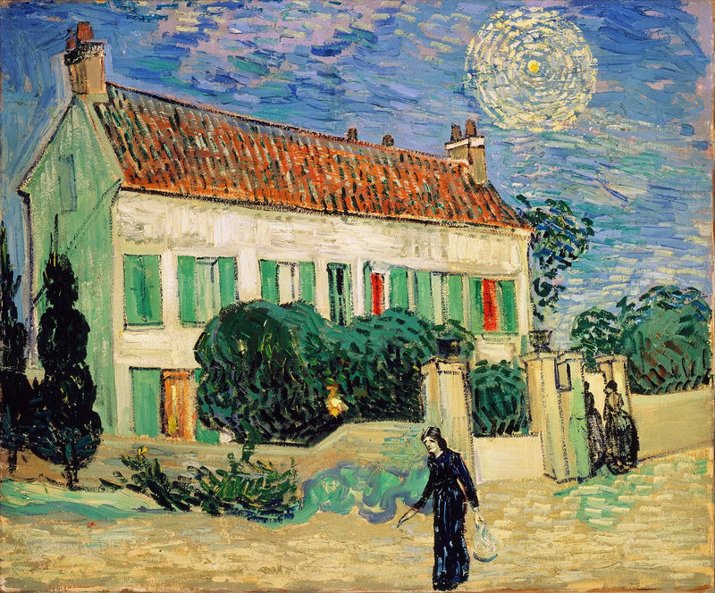 A Casa Branca, à noite - Vincent van Gogh