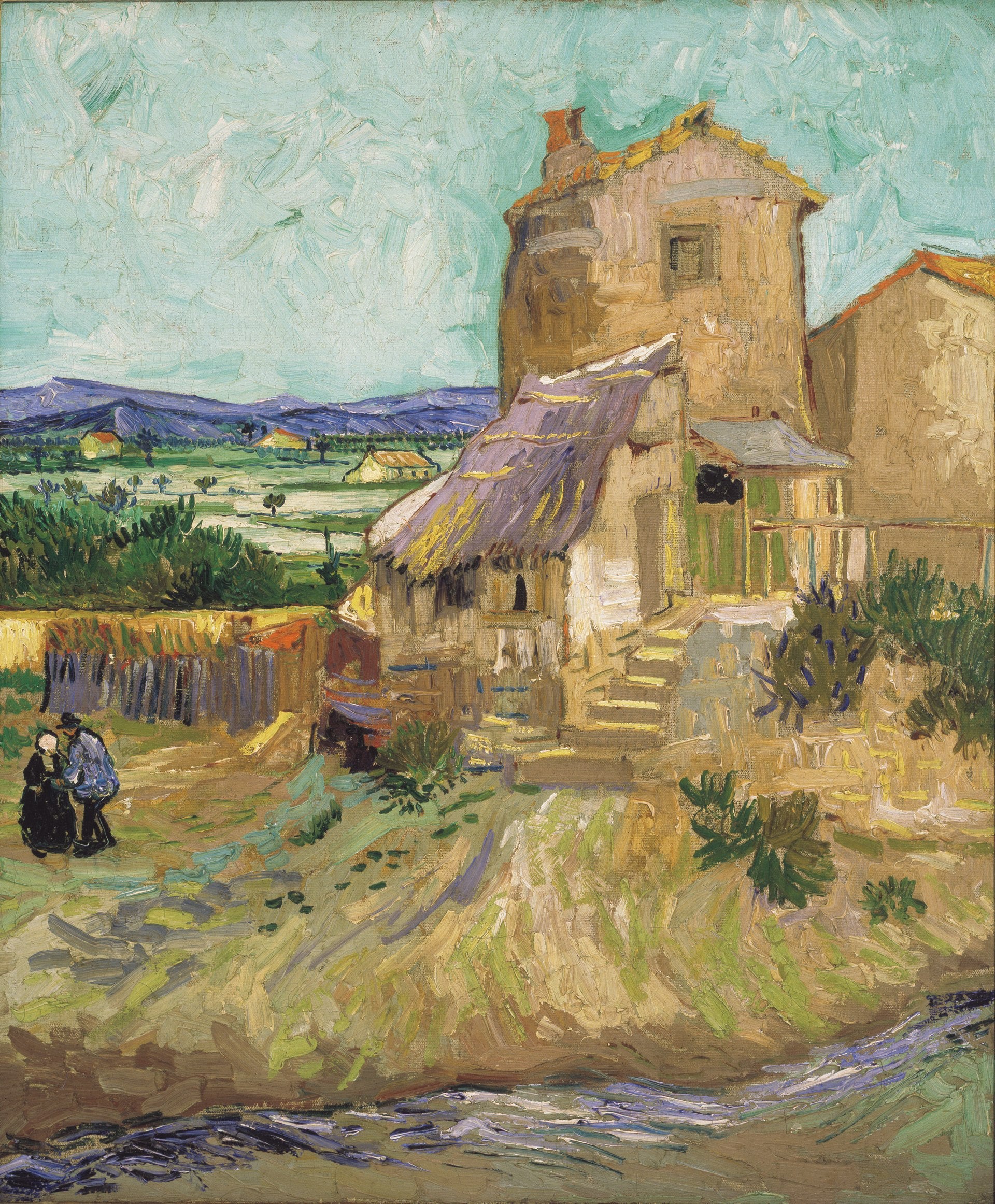 A Casa da Crau - Vincent van Gogh