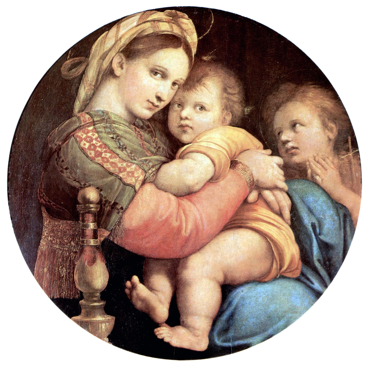 A Virgem da Cadeira – Rafael Sanzio (cerca de 1513–1514)