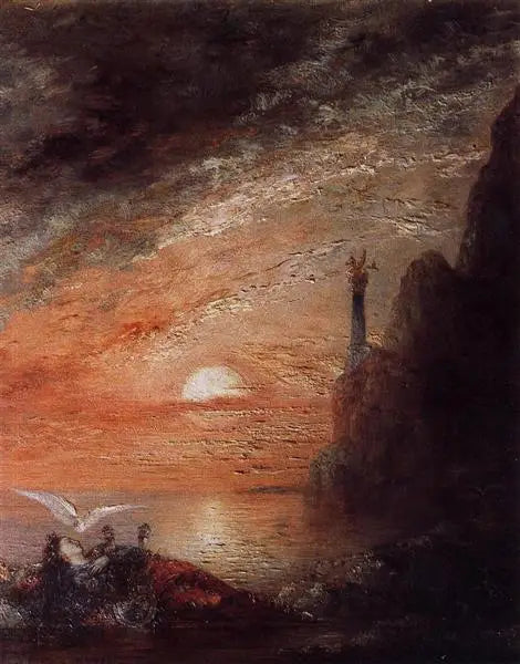 A morte de Sappho - Gustave Moreau