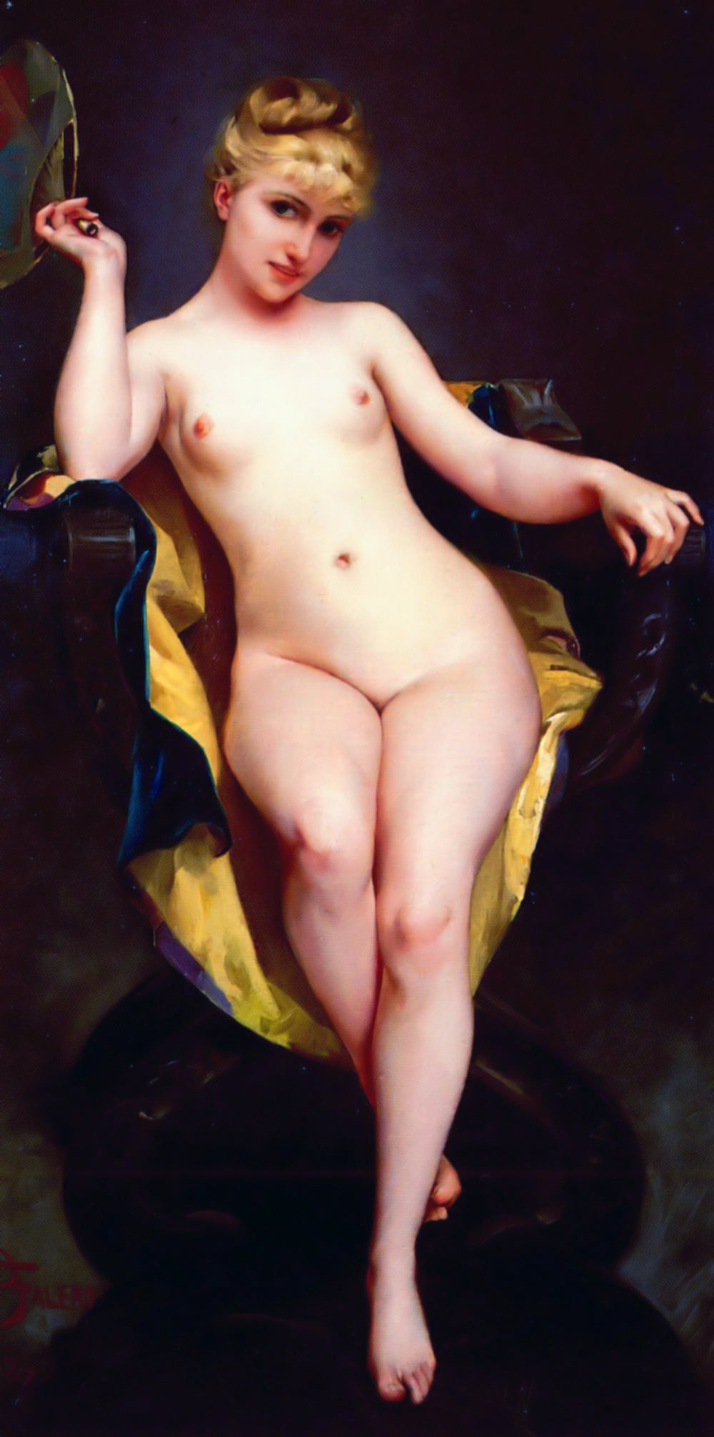 La Pose - Luis Ricardo Falero
