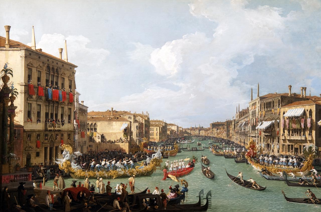 Régate sur le Grand Canal - Canaletto