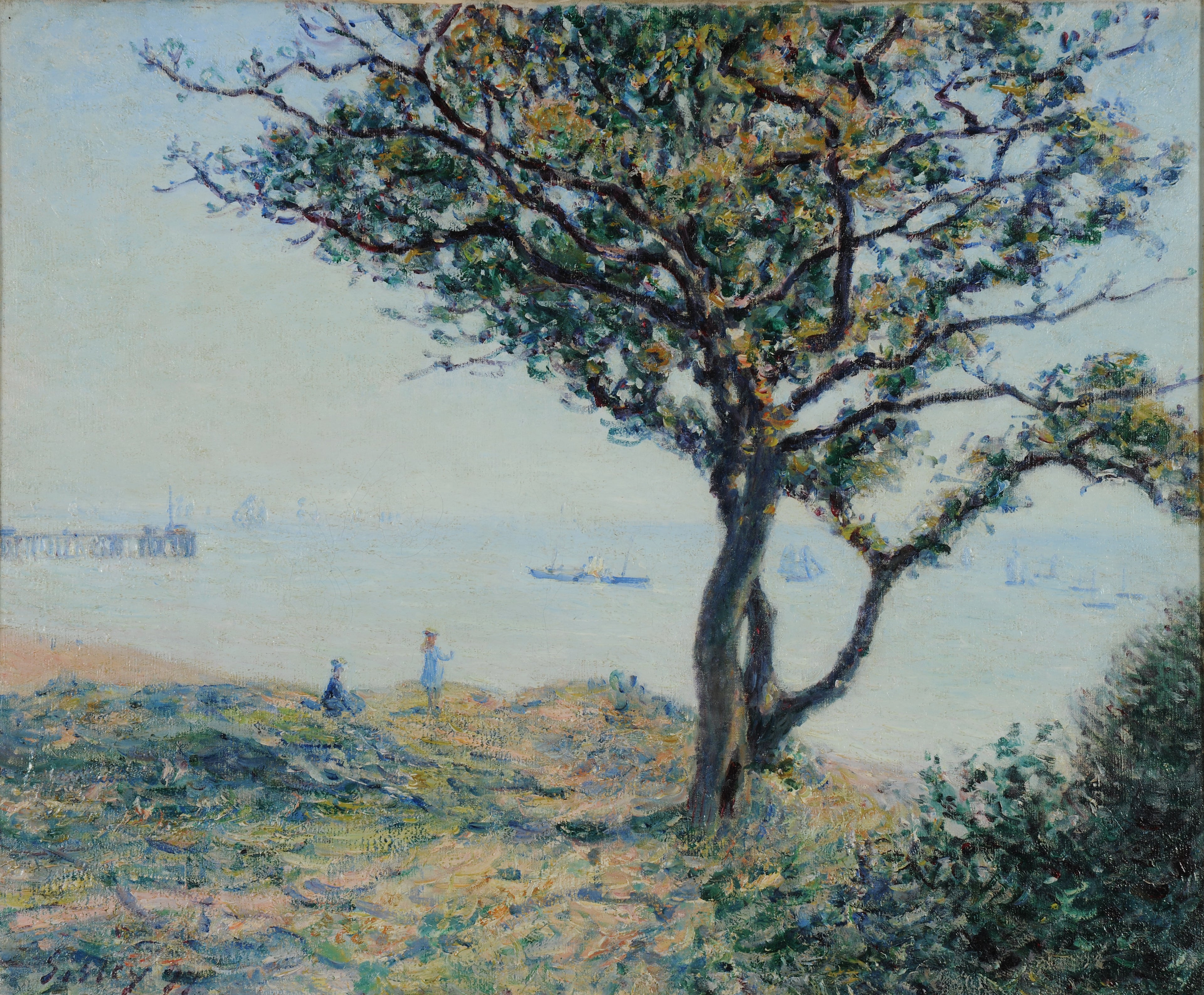 Reproduction du tableau « La rade de Cardiff - Alfred Sisley » par Alpha Reproduction en peinture à l’huile
