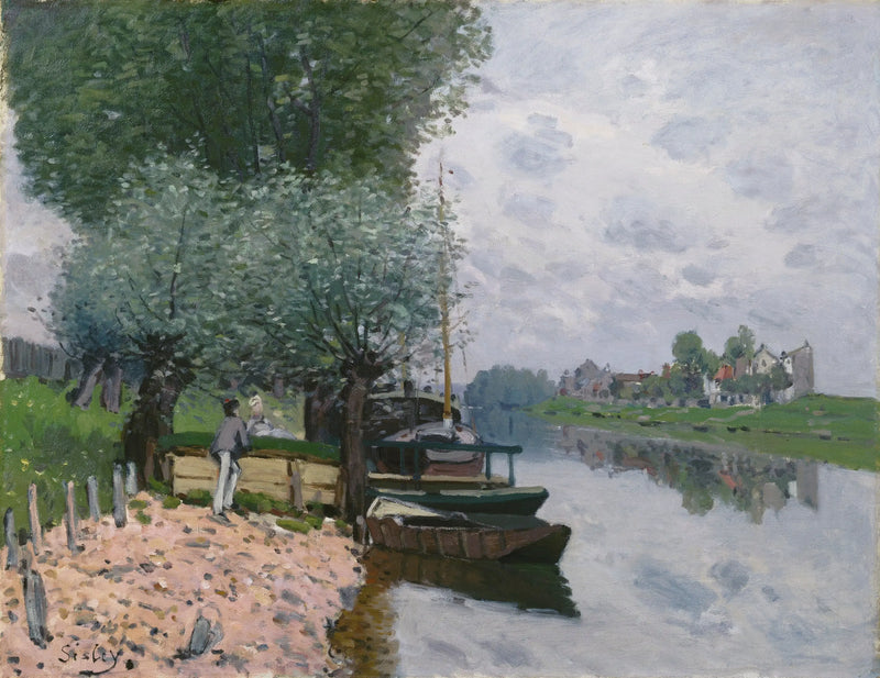 O Sena em Bougival - Alfred Sisley