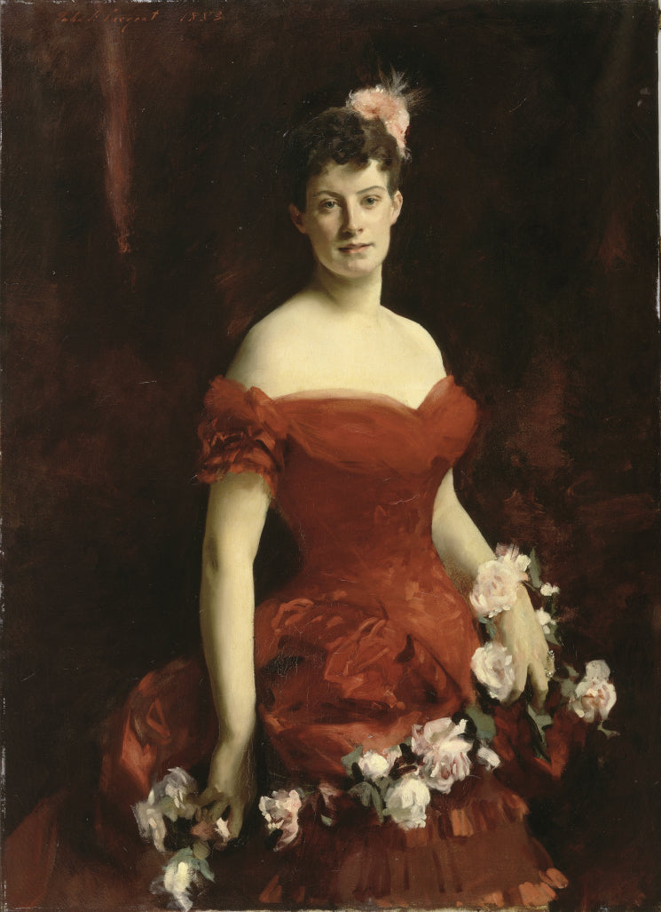 Reproduction du tableau « La Vicomtesse de Poilloüe de Saint-Périer - John Singer Sargent » par Alpha Reproduction en peinture à l’huile