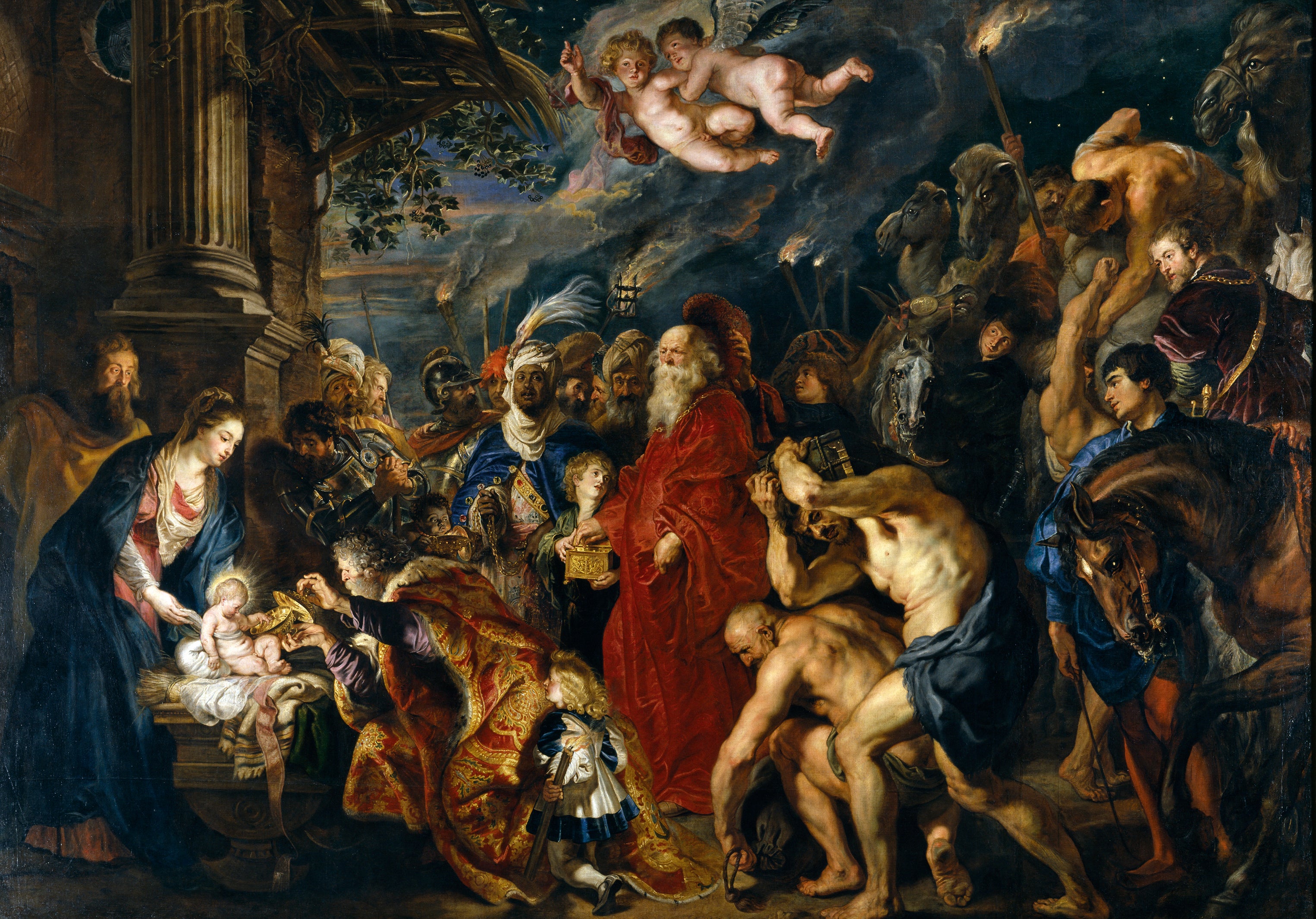 Adoração dos Magos - Peter Paul Rubens