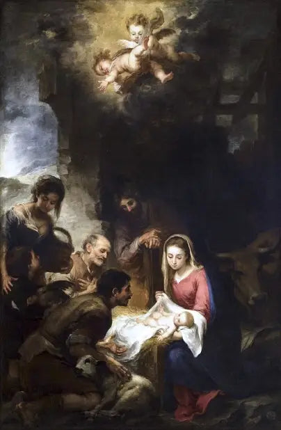 Adoration des bergers - Bartolomé Esteban Murillo - Alpha Reproduction