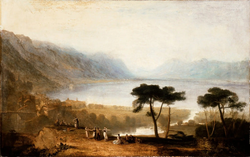 Lago de Genebra de Montreux - J. M. W. Turner