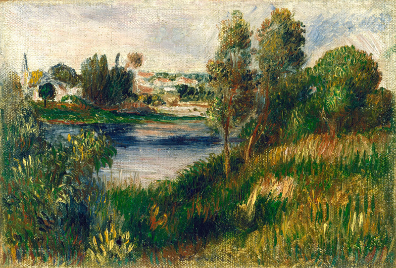 Paisagem em Vétheuil - Pierre-Auguste Renoir