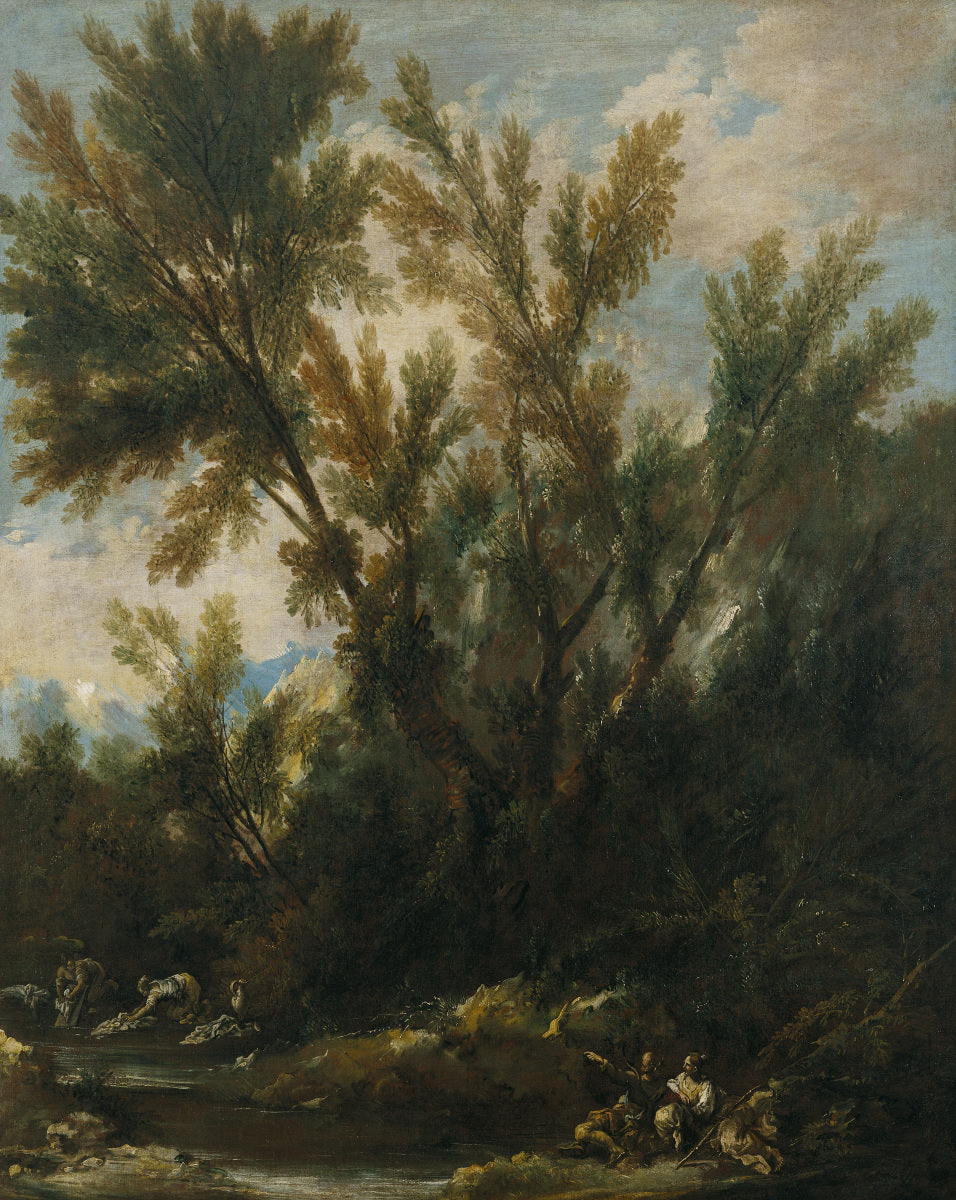Paysage avec personnages - Alessandro Magnasco