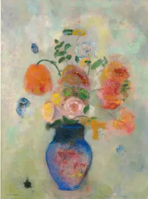 Vaso grande com flores - Odilon Redon