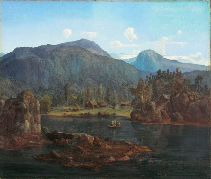 Vue de Tysvær - Lars Hertervig
