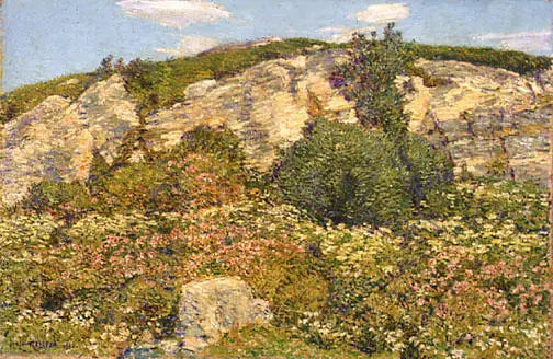 Loureiro nas cornijas - Childe Hassam