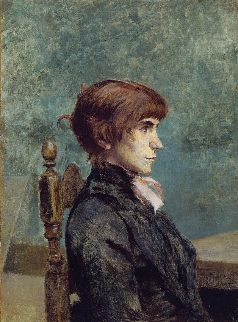 Retrato de Jeanne Wenz - Henri de Toulouse-Lautrec