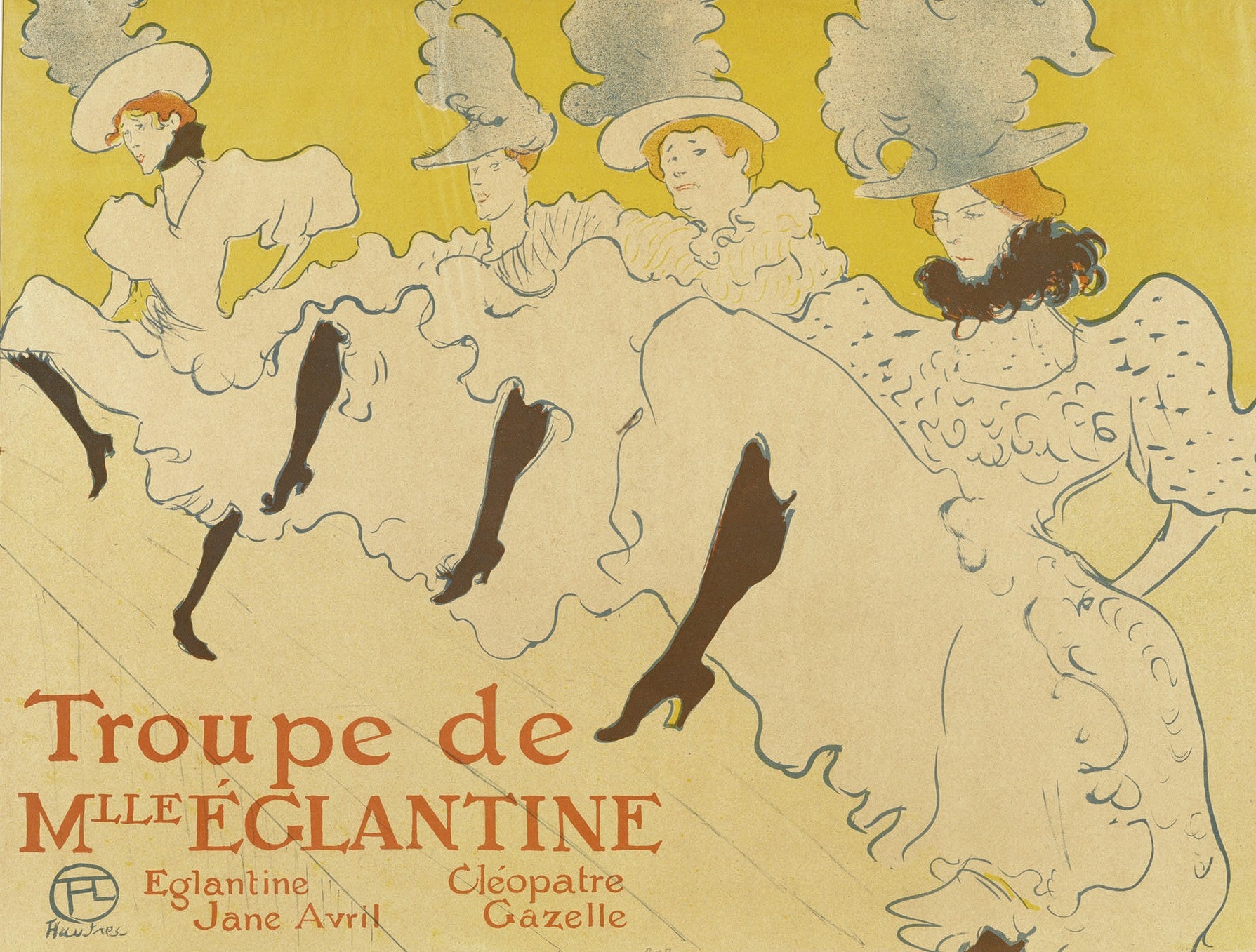 La Troupe de Mlle Églantine - Henri de Toulouse-Lautrec