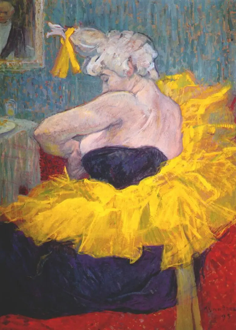A palhaça Cha-U-Kao - Henri de Toulouse-Lautrec