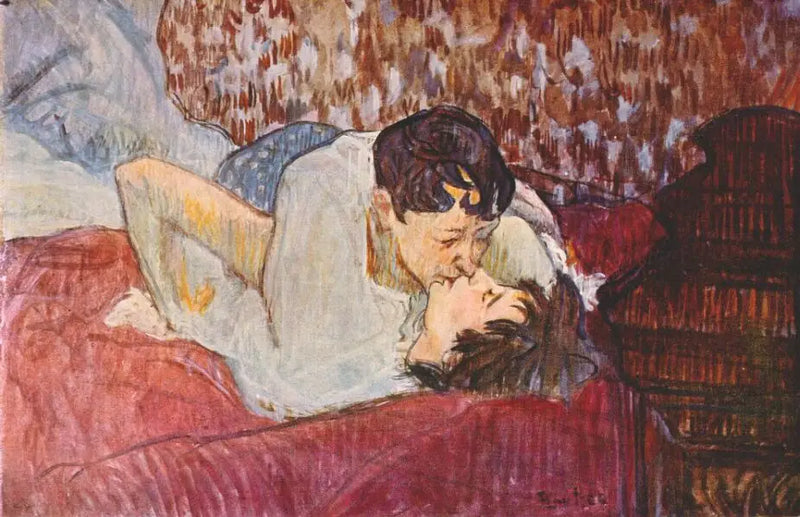 O Beijo - Henri de Toulouse-Lautrec