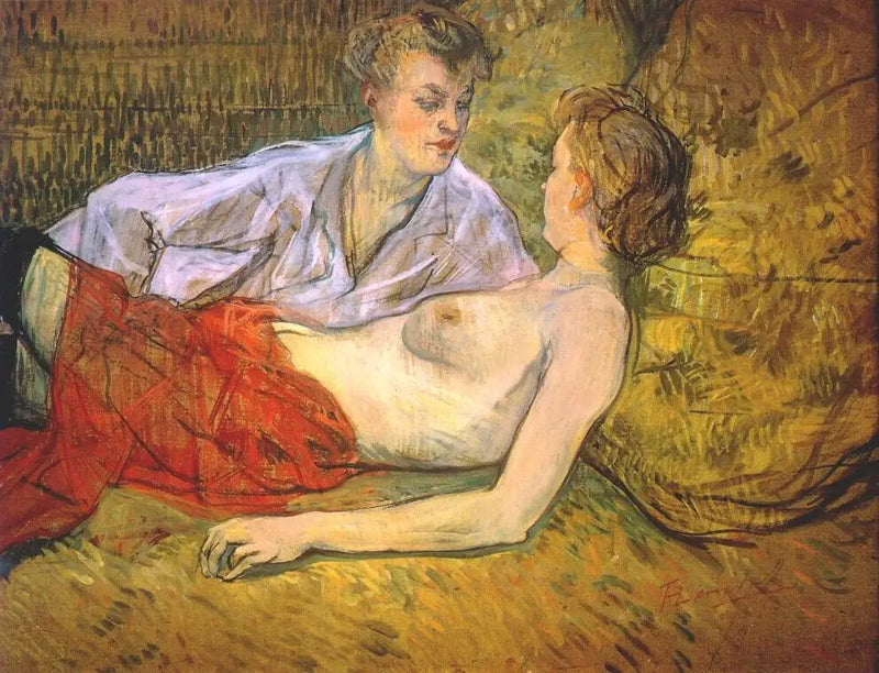 As duas amigas - Henri de Toulouse-Lautrec