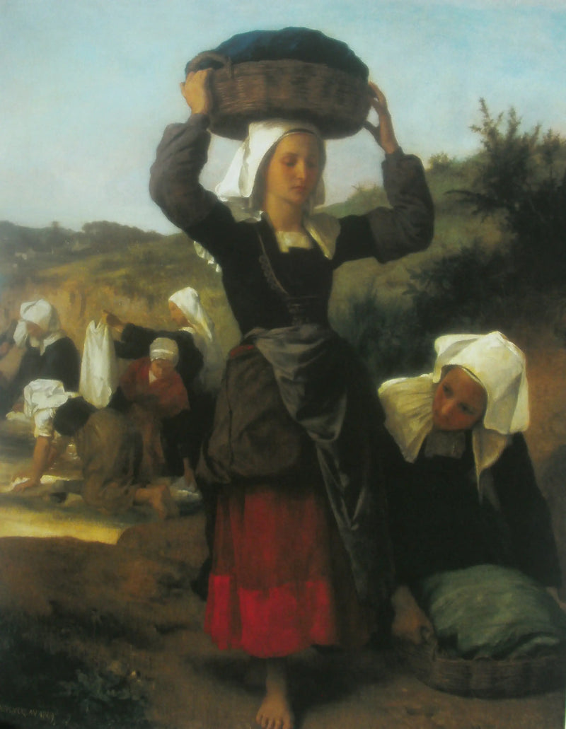 Lavadeiras de Fouesnant - Bouguereau