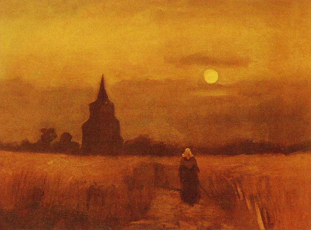A velha torre do cemitério em Nuenen - Van Gogh