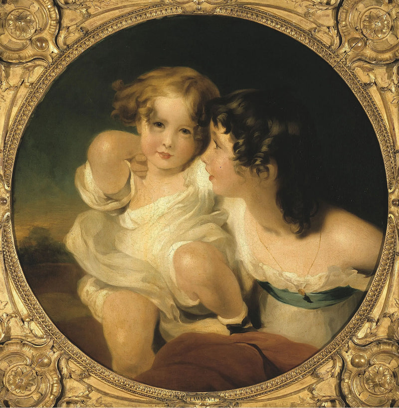 Retrato de Emily e Laura-Anne Calmady - Thomas Lawrence