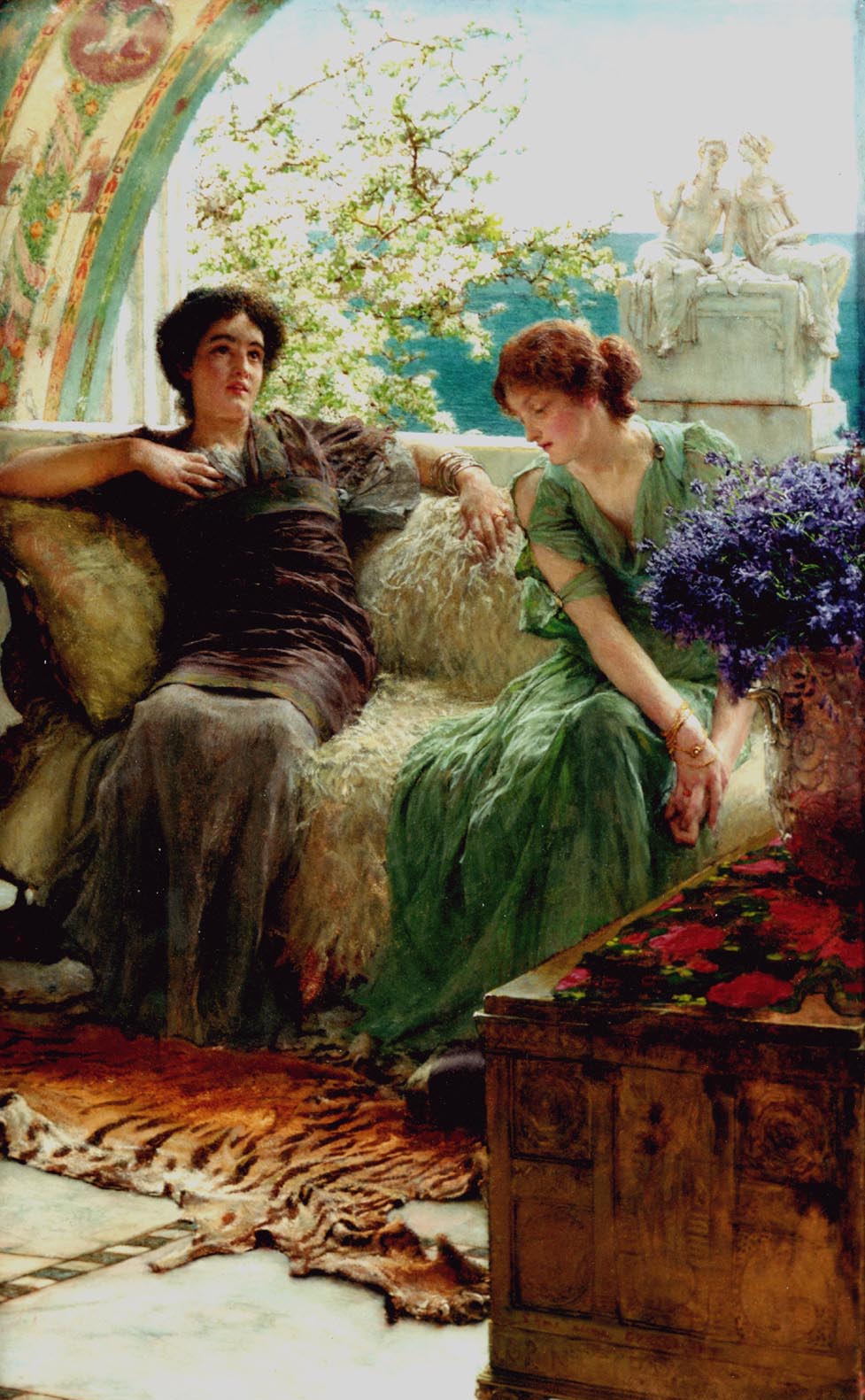 Confidences importunes - Lawrence Alma-Tadema