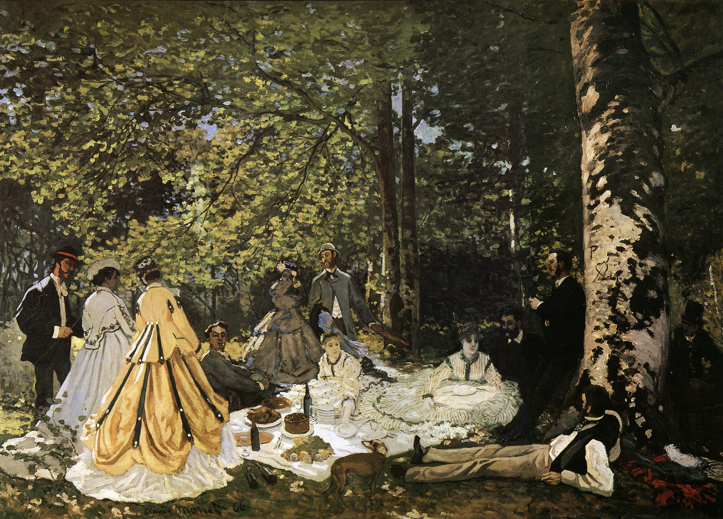 🌳 O Almoço na Relva – Claude Monet (1865–1866)