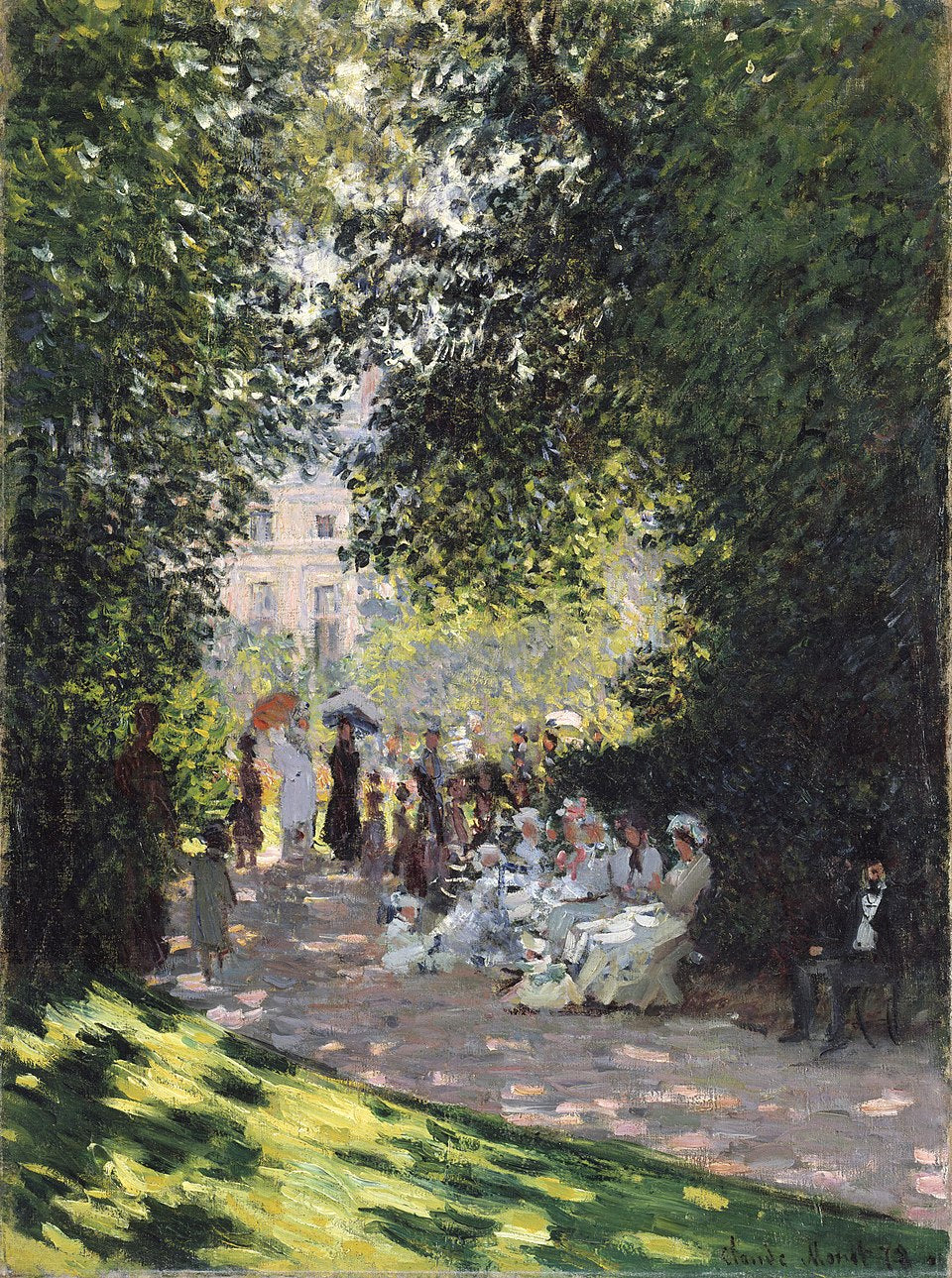 O Parque Monceau - Quadro Monet