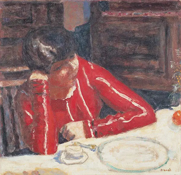 O Corpete Vermelho - Pierre Bonnard