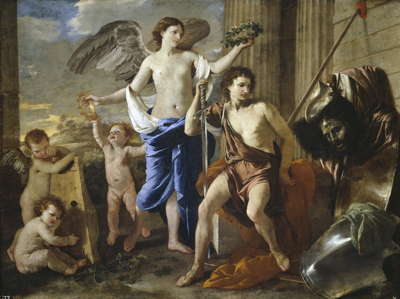 O Triunfo de David - Nicolas Poussin