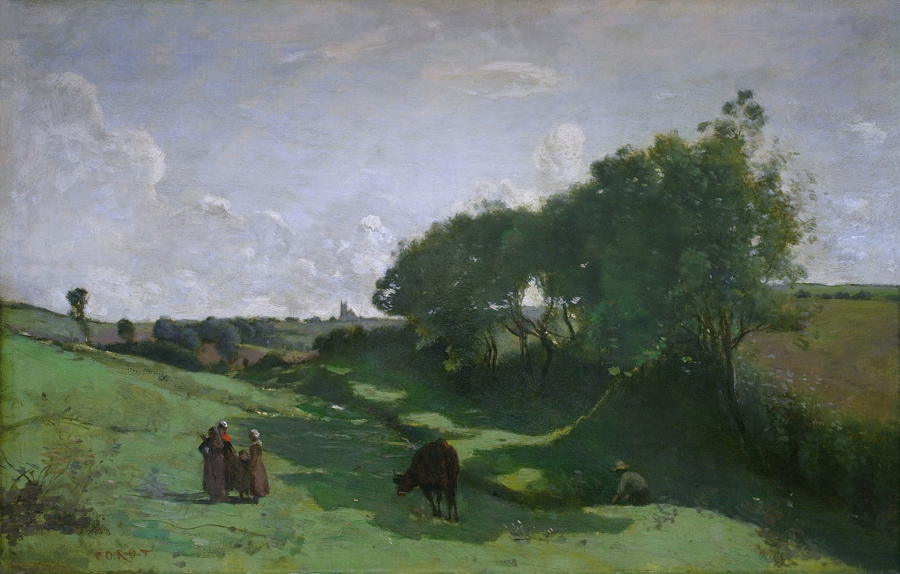Le Vallon - Jean-Baptiste Camille Corot