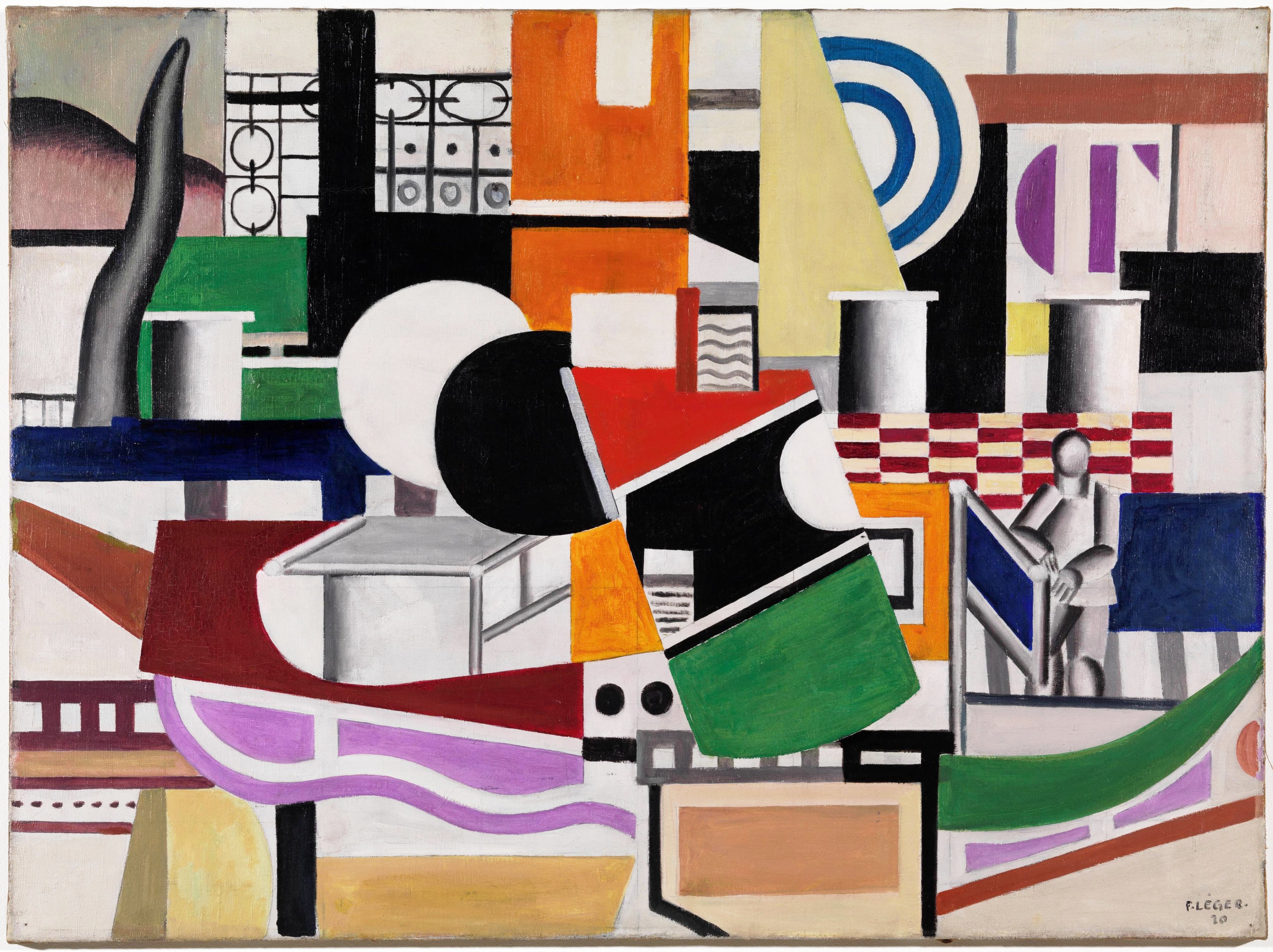 Le pont du remorqueur - Fernand Léger