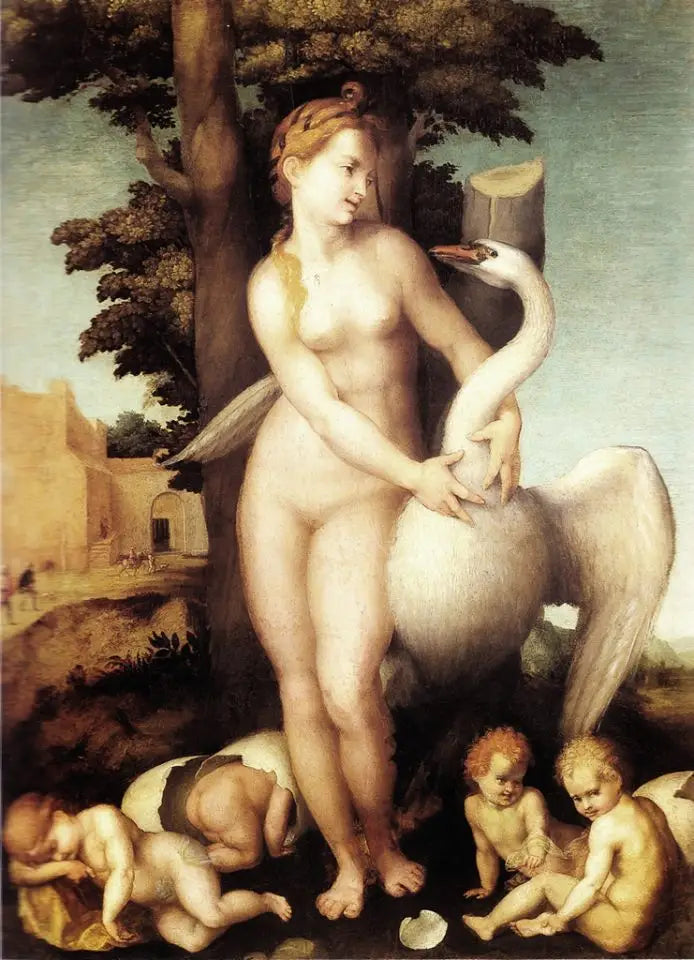 Léda e o cisne - Andrea del Sarto