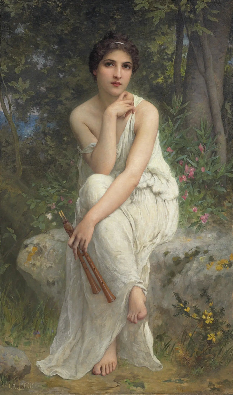O Flautista - Charles Amable Lenoir