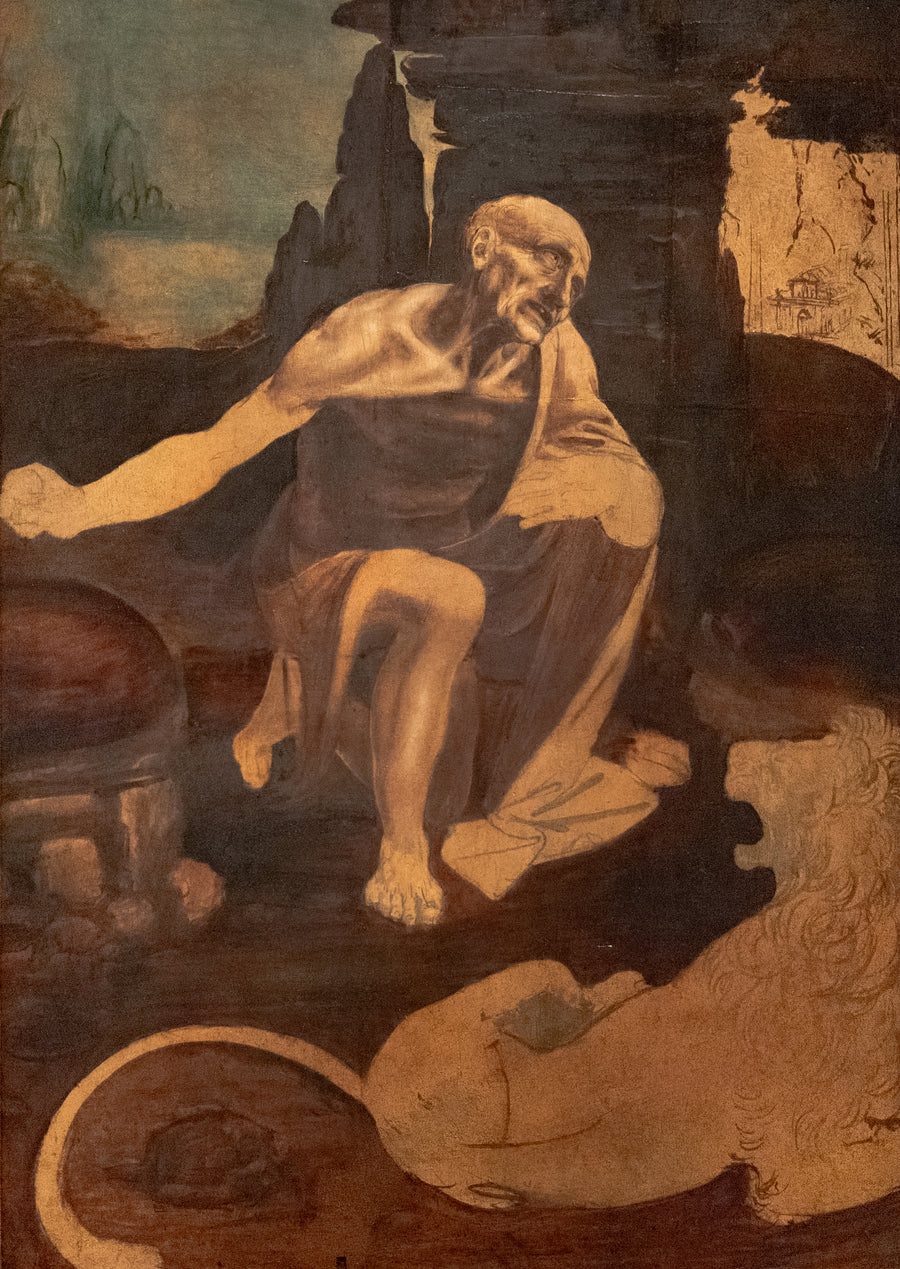 Santo Jerônimo no deserto - Leonardo da Vinci