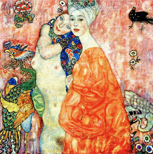 💖✨ As Amigas – Gustav Klimt (cerca de 1916–1917)