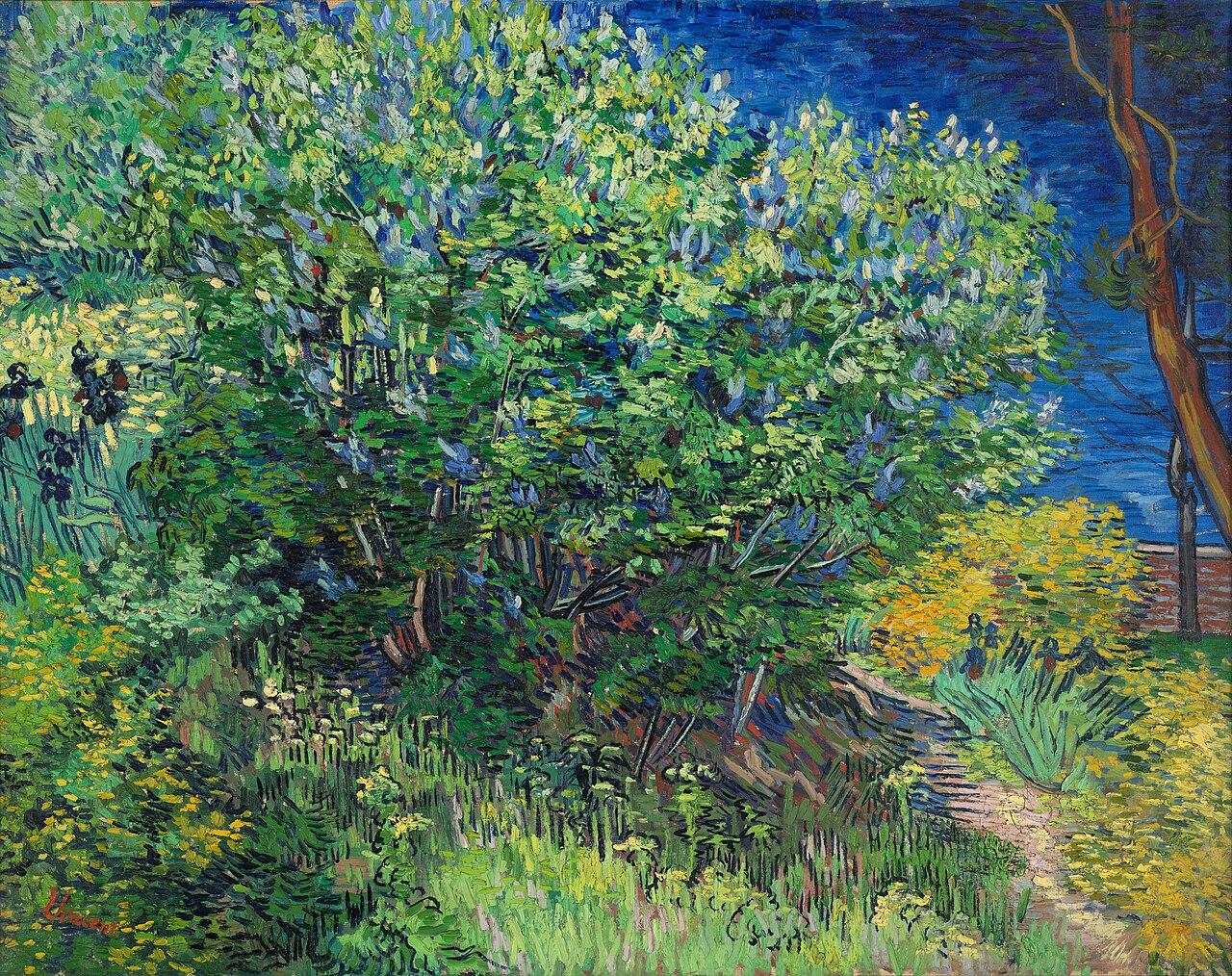 🌸 Os Lilases – Vincent van Gogh (1889)